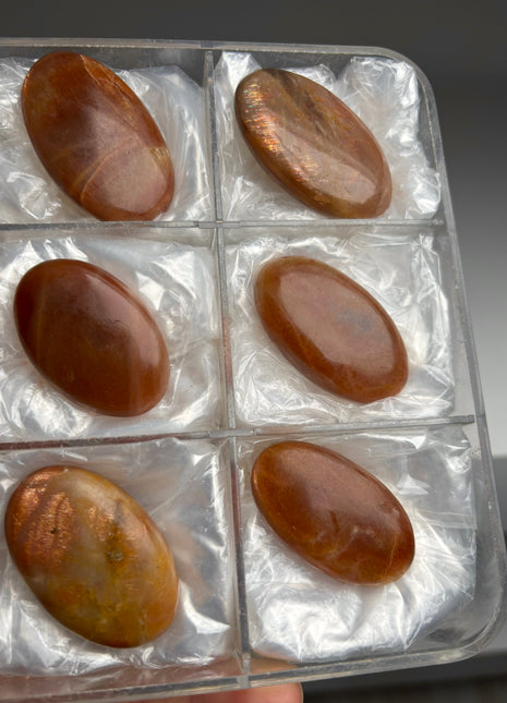 Rainbow Sunstone 6 Piece Lot !