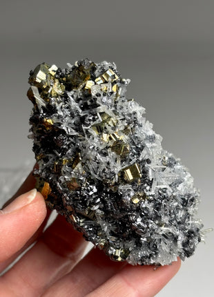 6 Pieces ! Lustrous Pyrite with Quartz Lot