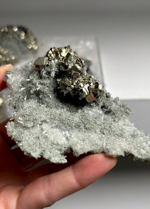 6 Pieces ! Lustrous Pyrite with Quartz Lot