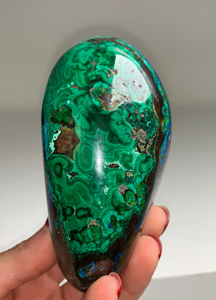 Rich Blue Azurite with Green Malachite Both-sided!