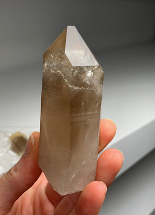 Smoky Phantom Quartz Lot - Hallelujah Junction, Nevada - 6 Pieces !