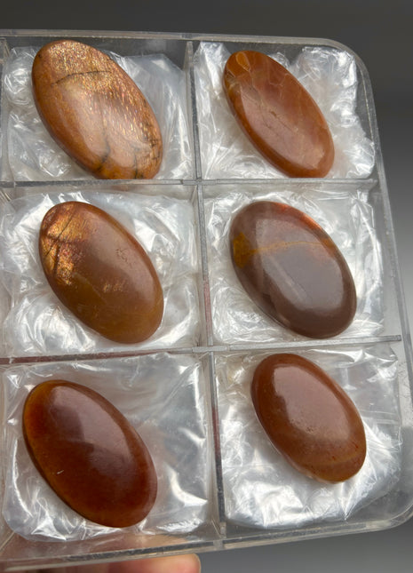 Rainbow Sunstone 6 Piece Lot !