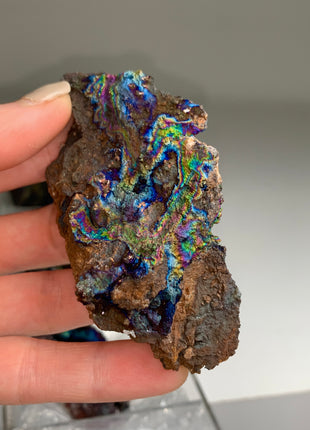 Very High Grade Rainbow Goethite Lot 🌈 From M. San Valentin, Spain 9 Pieces !