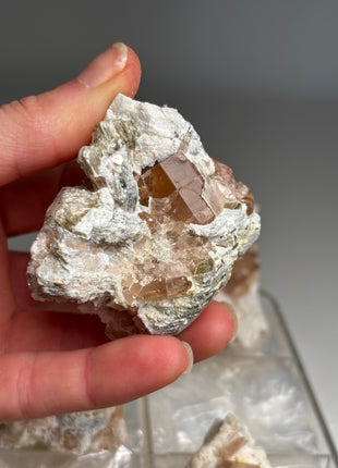 6 Pieces ! Champagne Topaz with Feldspar Lot