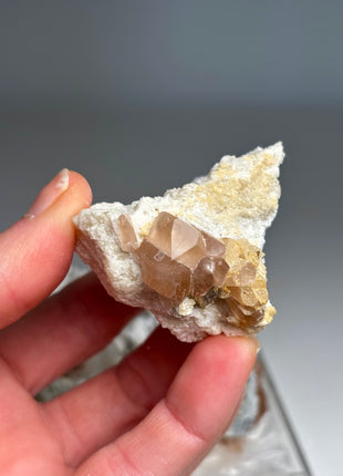 6 Pieces ! Champagne Topaz with Feldspar Lot