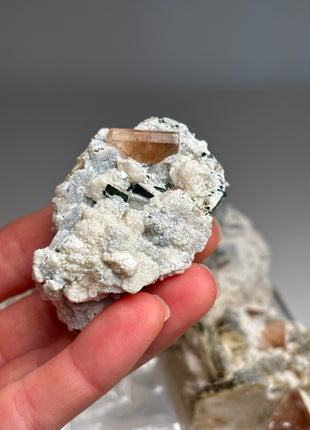 6 Pieces ! Champagne Topaz with Feldspar Lot