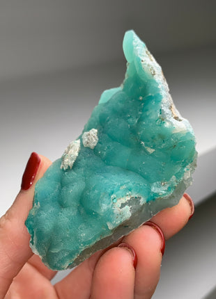 Blue Hemimorphite from M’Fouadi mine, Congo  # PM094