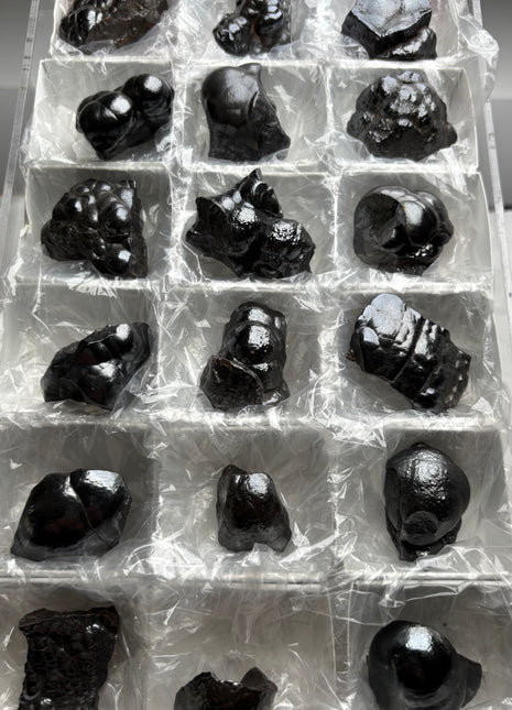 High grade botryoidal Hematite lot - 18 Pieces !