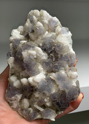 Blue Fluorite with White Quartz # PM019