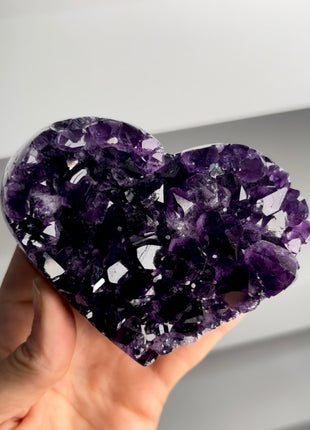 Amethyst Geode Heart PM1413