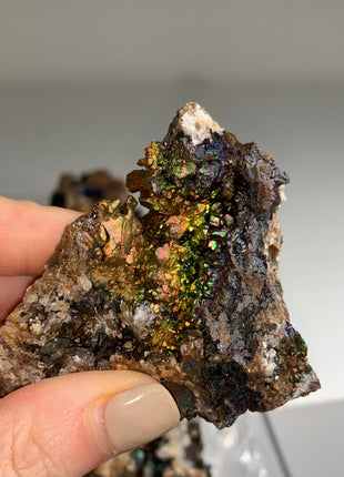 Very High Grade Rainbow Goethite Lot 🌈 From M. San Valentin, Spain 6 Pieces !