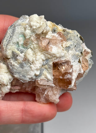 4 Pieces ! Champagne Topaz with Feldspar Lot