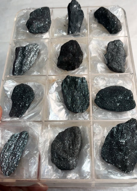 12 Pieces ! Specular Hematite lot - From Champion mine