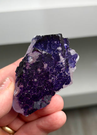 Blurple Fluorite from Muzquiz, Mexico