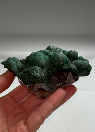 New find ! Red Quartz with Green Malachite