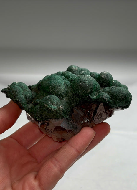 New find ! Red Quartz with Green Malachite