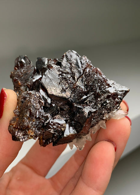 Sphalerite with Calcite from Elmwood mine # PM0128