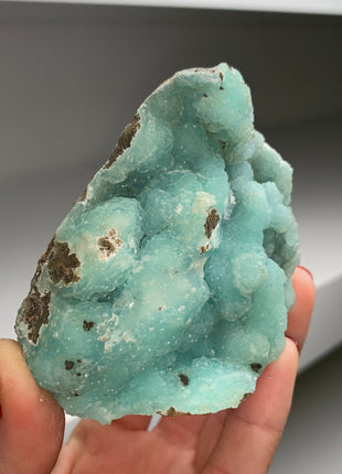 Blue Hemimorphite from M’Fouadi mine, Congo # PM093