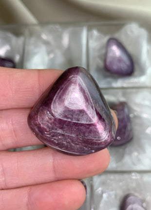 High Grade Flashy Lepidolite Lot - 9 Pieces !