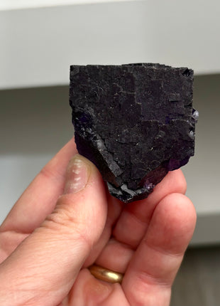 Blurple Fluorite from Muzquiz, Mexico