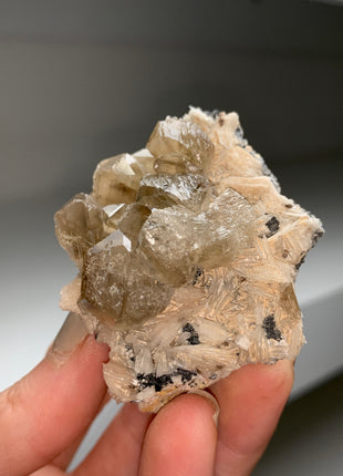 Cerussite with Pink Barite