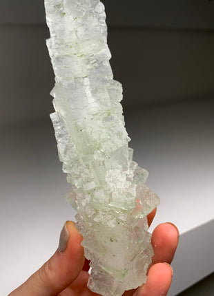 Stunning Green Halite Stalactite
 - From Lubin mine, Poland