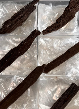 6 Piece Lot ! Rare Permineralized Fossil Wood with Quartz - From Germany