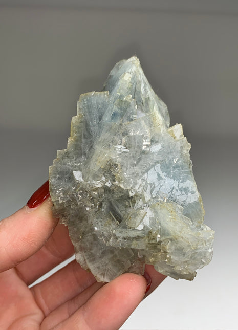 Blue Barite with Pyrite
