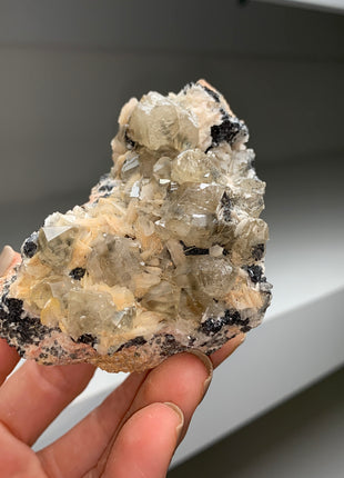 Cerussite with Pink Barite