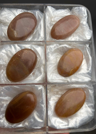 Rainbow Sunstone 6 Piece Lot !