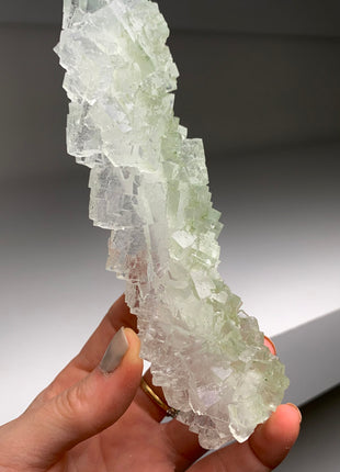 Stunning Green Halite Stalactite
 - From Lubin mine, Poland