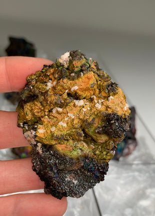 Very High Grade Rainbow Goethite Lot 🌈 From M. San Valentin, Spain 9 Pieces !