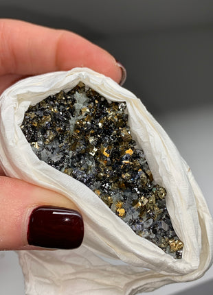 Pyrite, Galena, Quartz, Sphalerite Combo Specimens Lot - 28 Pieces !