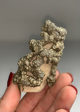 Unusual ! Pyrite on Rock Matrix Specimen
