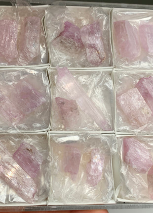 Pink Kunzite Lot - 18 Pieces