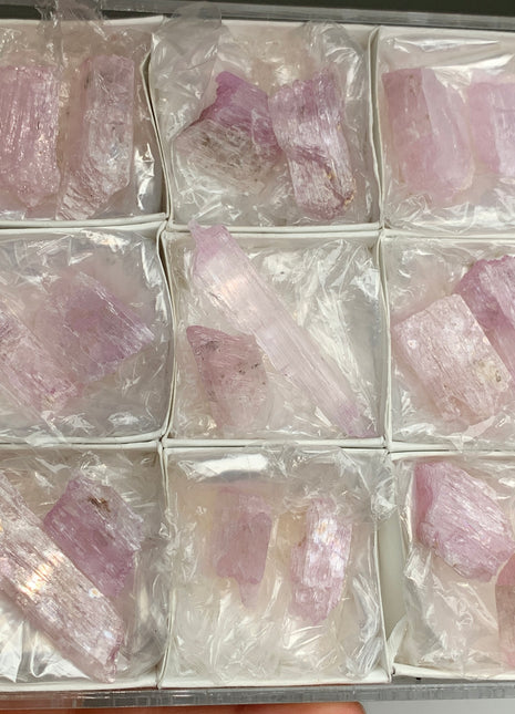Pink Kunzite Lot - 18 Pieces
