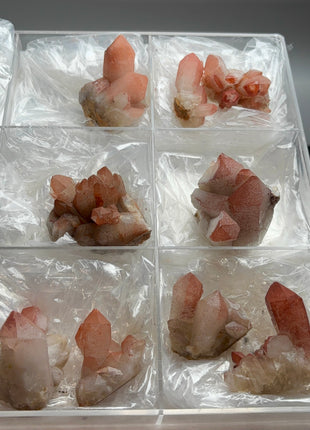 9 Piece Lot !  Red Phantom Quartz
