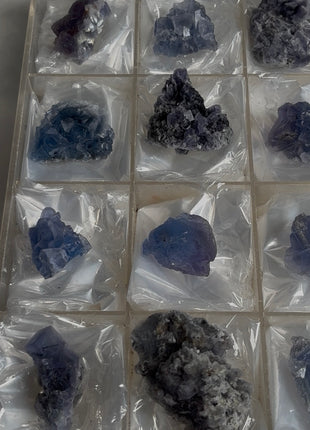 12 Pieces ! Blue Fluorite Lot
