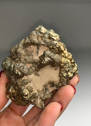 Unusual ! Pyrite on Rock Matrix Specimen