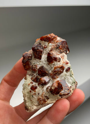 New ! Orange Red Garnet Lot from Kenya - 6 Pieces !