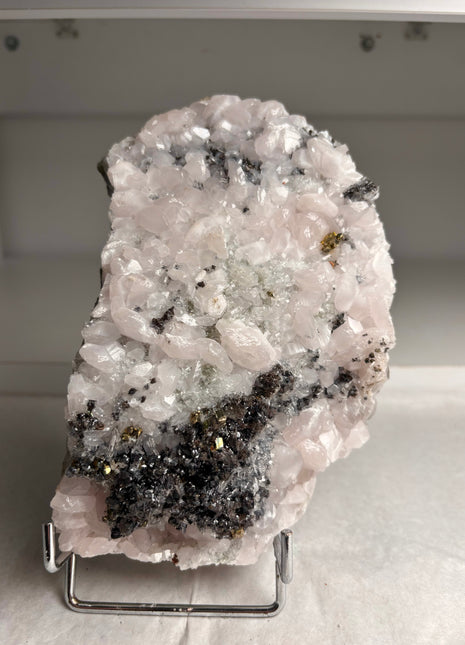 Big Size ! Mangonocalcite with Pyrite, Galena, Quartz