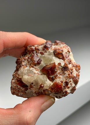 New ! Orange Red Garnet Lot from Kenya - 6 Pieces !