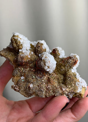 Wow ! Chalcopyrite with Calcite - From Trepca Mine, Kosovo