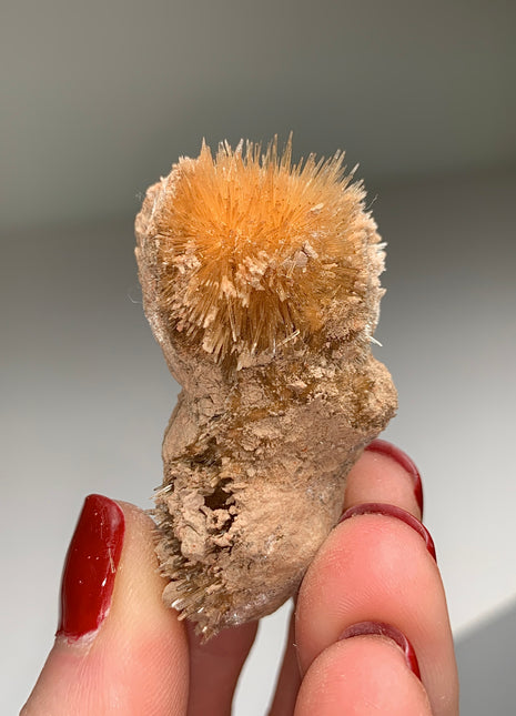 New Arrival ! Bursting Sun Aragonite Ball  - From Pantoja, Spain