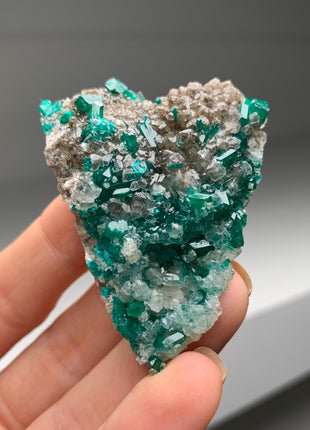 Green Dioptase with Amazing Terminations !