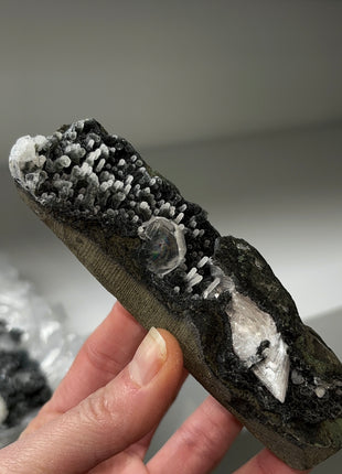 4 Pieces ! Druzy Blue Chalcedony Lot