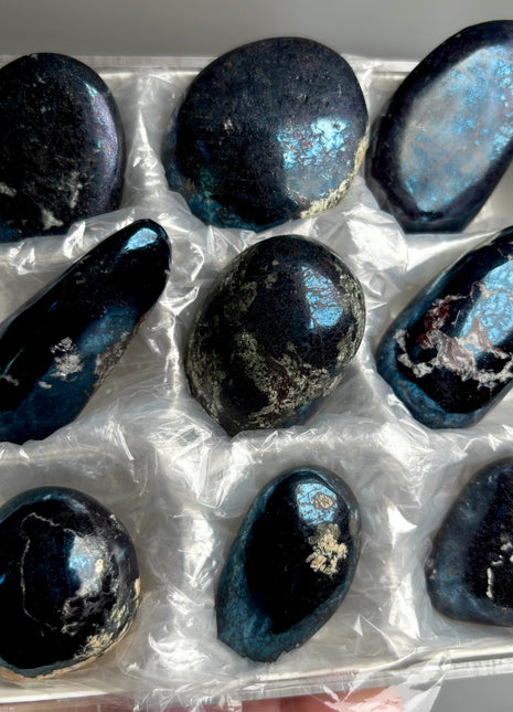 9 Pieces ! High Grade Covellite Lot