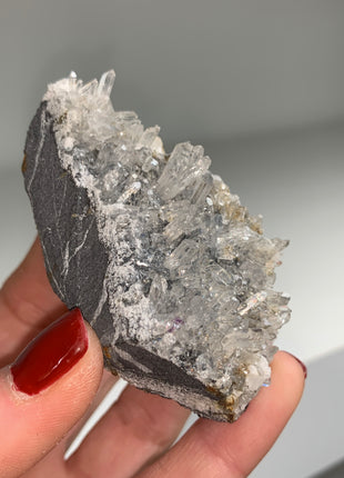 Pink Rhodocrosite with Fluorite, Quartz 🌸