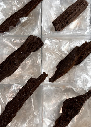 6 Piece Lot ! Rare Permineralized Fossil Wood with Quartz - From Germany