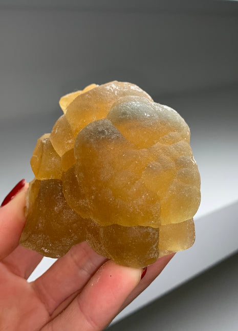 Glittery Yellow Botryoidal Fluorite
 # PM0150